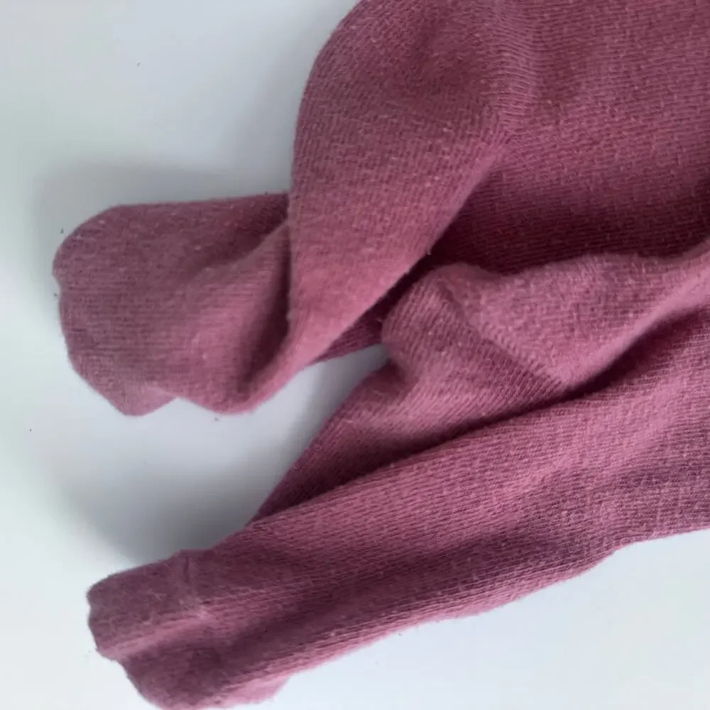 Zara Mauve Pink Thick Tights - Girls Size 7/8